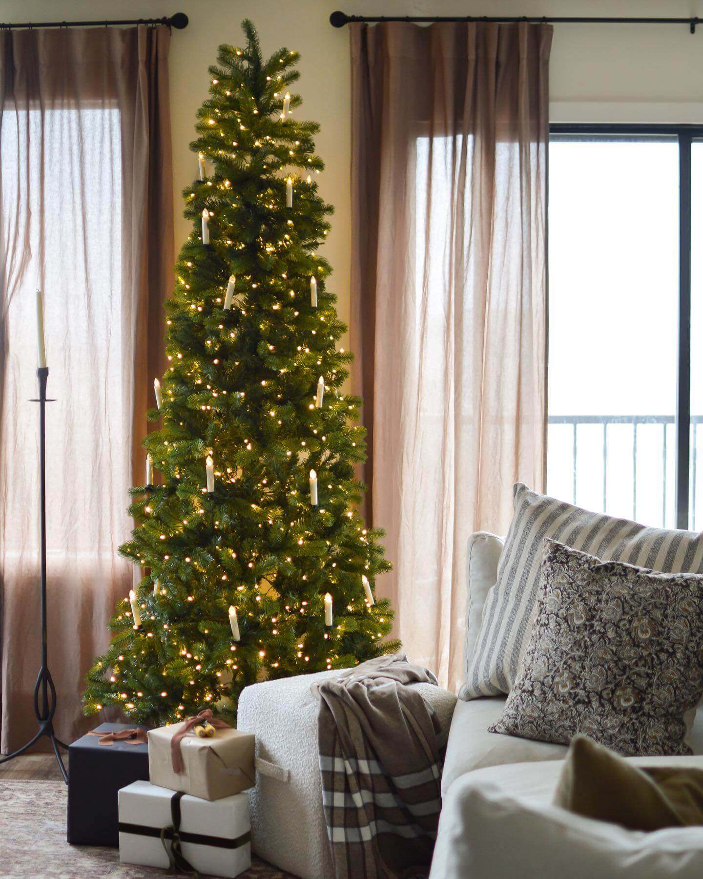 10' King Douglas Fir Slim Artificial Christmas Tree Unlit - Image 2