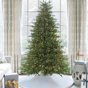 7.5' Alpine Fir Artificial Christmas Tree with 2500 Lux LED Lights