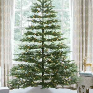 7.5' Rushmore Fir Artificial Christmas Tree with 750 Warm White LED Lights
