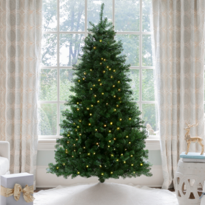 7' Hancock Spruce Artificial Christmas Tree with 450 Warm White LED Lights