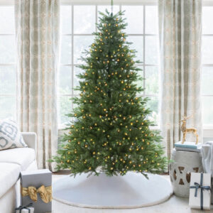 9' Alpine Fir Artificial Christmas Tree with 1100 Warm White LED Lights