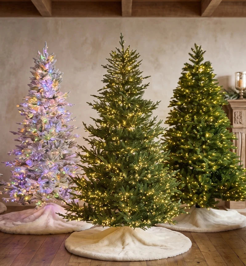 7.5' Alpine Fir Artificial Christmas Tree with 2500 Lux LED Lights