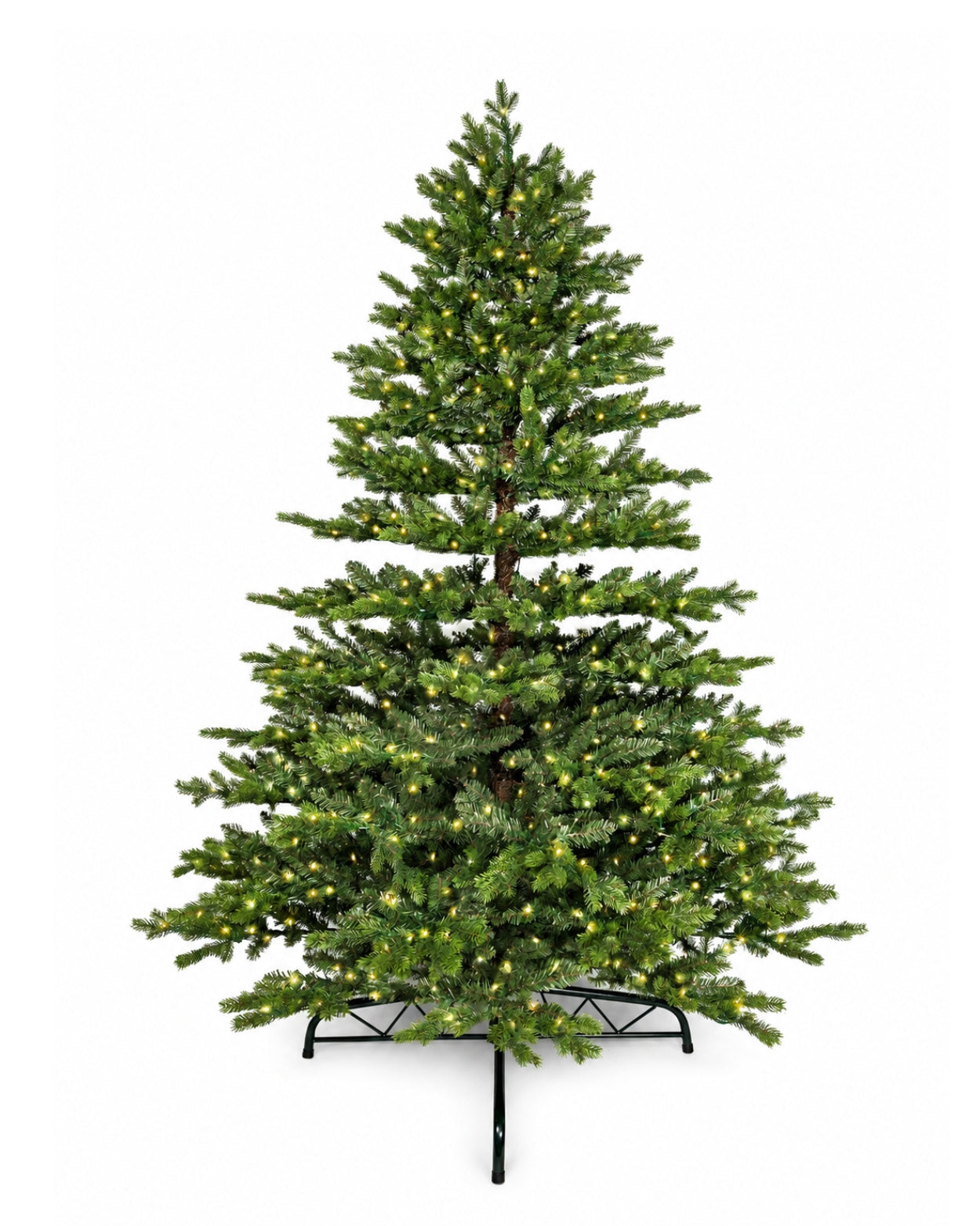 9' Rushmore Fir Artificial Christmas Tree with 1000 Warm White LED Lights - Image 6