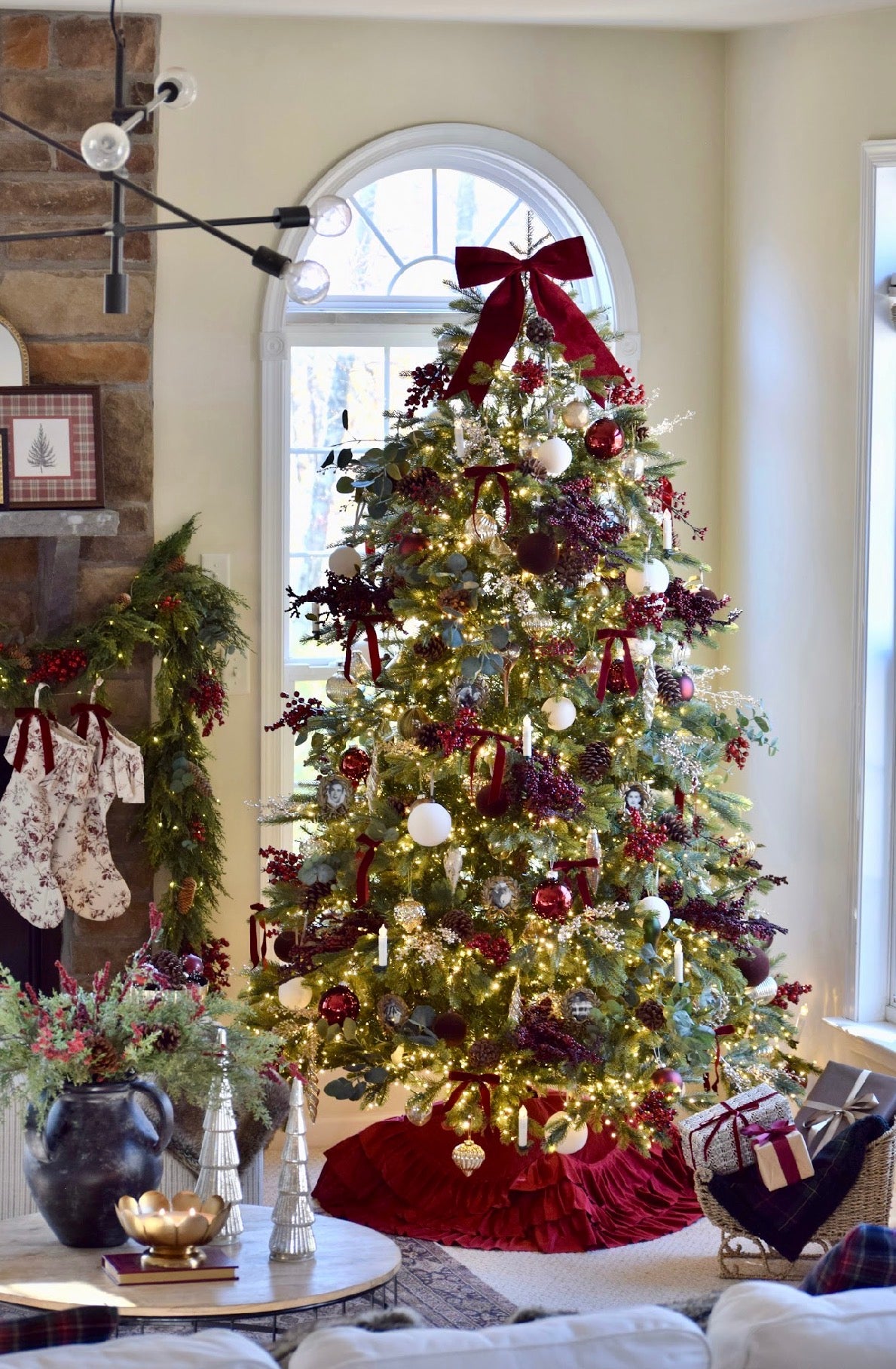 6.5' Silverpeak Fir™ Artificial Christmas Tree with 2500 Lux LED Lights - Image 3