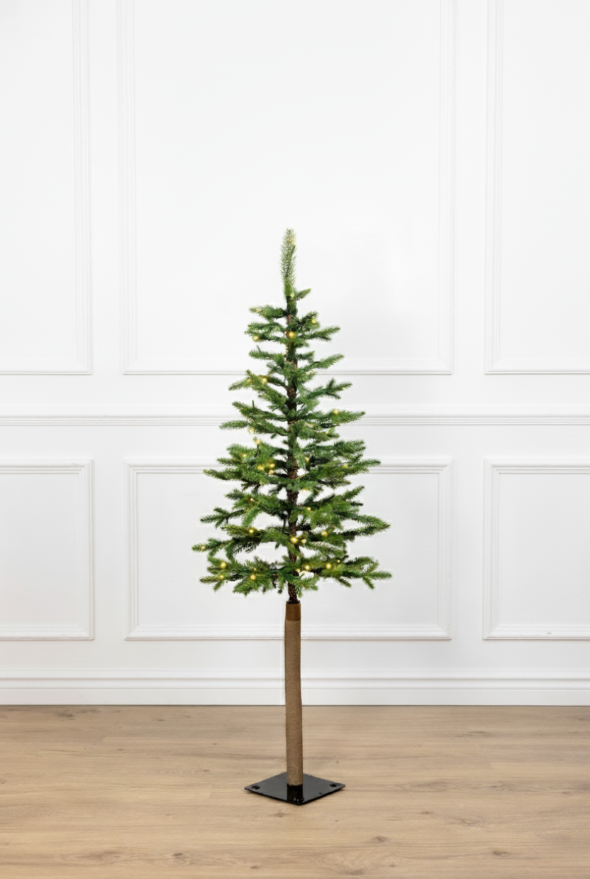 4' Windsor Fir Artificial Christmas Tree with 100 Warm White Twinkle LED Lights - Image 2